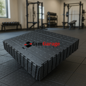 Gym Rubber Combo Tiles 5 SQM - Non-Slip Flooring for Gym Spaces